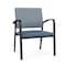 Lesro Newport Wide Guest Chair Metal Frame, Black, RS Rain Song Back, MD Titan Seat NP1201 - alternate 1